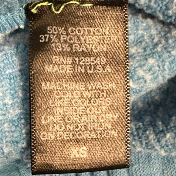 Aviator Nation Blue Track Pants with Rainbow Stripes - Picture 5 of 10